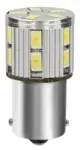 Pirn 1tk, 10-30V Mega-Led valge  (P21W) - BA15