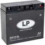 landport стартерный аккумулятор sla 12-22 lp