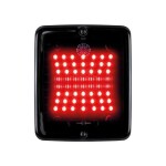 STRANDS SLD800633 / universal taillight left, dark knight square ize led 24v (led fog lights)