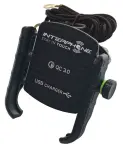 Держатель мобильного телефона зарядным устройством USB INTERPHONE (paigaldadatakse на руль, Универсальный)