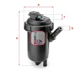 SOFIMA  Kütusefilter S 5120 GC