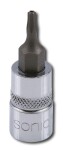 SONIC Padrun kuuskant profil TORX auguga T10Hmm 1/4"
