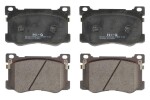 HI-Q SP4228 / brake pad set front (no ece r90 certificate), fits: hyundai genesis 3.0/3.8/5.0 06.14-07.17