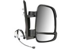 SPJ E-4026 / right side mirror (electric, convex, heated, short, electrically foldable, with turn signal, antenna, bulb w16w) fits: fiat ducato 10.23-