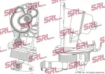 SRLine Õliradiaator,  mootoriõli 2333L8-2