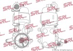 SRLine Õliradiaator,  mootoriõli 3202L8-5