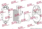SRLine Õliradiaator,  mootoriõli 4325L8-3