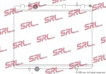 SRLine Radiaator,  mootorijahutus 579208-1