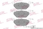 SRLine Piduriklotsi komplekt,  ketaspidur S70-0010