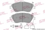 SRLine Piduriklotsi komplekt,  ketaspidur S70-0031