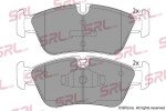 SRLine Piduriklotsi komplekt,  ketaspidur S70-0032