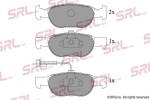 SRLine Piduriklotsi komplekt,  ketaspidur S70-0051