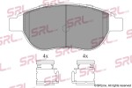 SRLine Piduriklotsi komplekt,  ketaspidur S70-0066