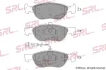 SRLine Piduriklotsi komplekt,  ketaspidur S70-0067