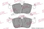 SRLine Piduriklotsi komplekt,  ketaspidur S70-0089