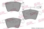 SRLine Piduriklotsi komplekt,  ketaspidur S70-0136