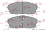 SRLine Piduriklotsi komplekt,  ketaspidur S70-0158