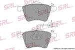 SRLine Piduriklotsi komplekt,  ketaspidur S70-0167
