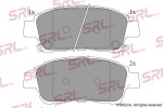 SRLine Piduriklotsi komplekt,  ketaspidur S70-0172
