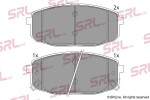 SRLine Piduriklotsi komplekt,  ketaspidur S70-0188