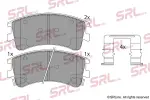SRLine Piduriklotsi komplekt,  ketaspidur S70-0203