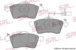 SRLine Piduriklotsi komplekt,  ketaspidur S70-0228
