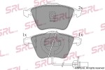 SRLine Piduriklotsi komplekt,  ketaspidur S70-0247