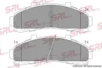SRLine Piduriklotsi komplekt,  ketaspidur S70-0248