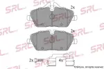 SRLine Piduriklotsi komplekt,  ketaspidur S70-0252