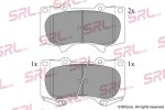 SRLine Piduriklotsi komplekt,  ketaspidur S70-0263