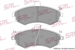SRLine Piduriklotsi komplekt,  ketaspidur S70-0264