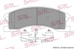 SRLine Piduriklotsi komplekt,  ketaspidur S70-0280