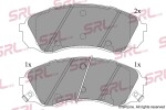 SRLine Piduriklotsi komplekt,  ketaspidur S70-0287