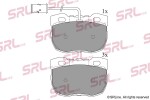SRLine Piduriklotsi komplekt,  ketaspidur S70-0302