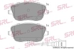 SRLine Piduriklotsi komplekt,  ketaspidur S70-0310