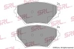 SRLine Piduriklotsi komplekt,  ketaspidur S70-0311