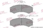 SRLine Piduriklotsi komplekt,  ketaspidur S70-0334
