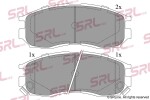 SRLine Piduriklotsi komplekt,  ketaspidur S70-0337