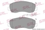 SRLine Piduriklotsi komplekt,  ketaspidur S70-0387