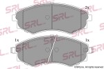 SRLine Piduriklotsi komplekt,  ketaspidur S70-0474
