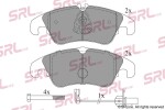 SRLine Piduriklotsi komplekt,  ketaspidur S70-0475