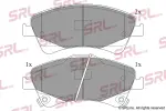 SRLine Piduriklotsi komplekt,  ketaspidur S70-0484