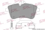 SRLine Piduriklotsi komplekt,  ketaspidur S70-0496