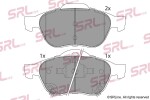 SRLine Piduriklotsi komplekt,  ketaspidur S70-0508