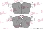 SRLine Piduriklotsi komplekt,  ketaspidur S70-0515