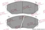SRLine Piduriklotsi komplekt,  ketaspidur S70-0518