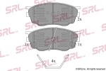 SRLine Piduriklotsi komplekt,  ketaspidur S70-0531