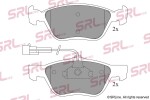 SRLine Piduriklotsi komplekt,  ketaspidur S70-0564