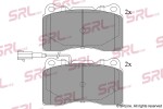 SRLine Piduriklotsi komplekt,  ketaspidur S70-0565