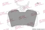 SRLine Piduriklotsi komplekt,  ketaspidur S70-1001
